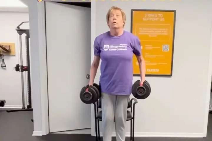 A patient working through a strength progression at Elevate